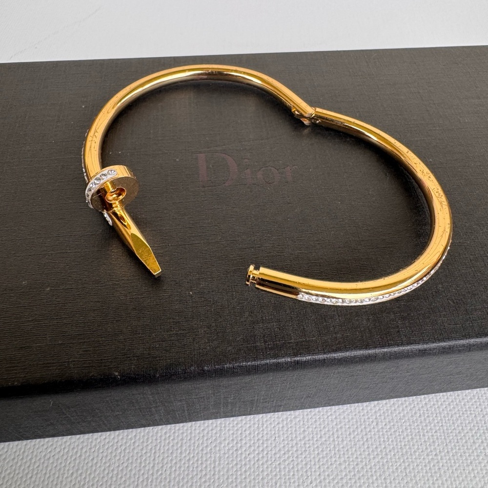 Stainless Steel Cartier Style Nail Bracelet